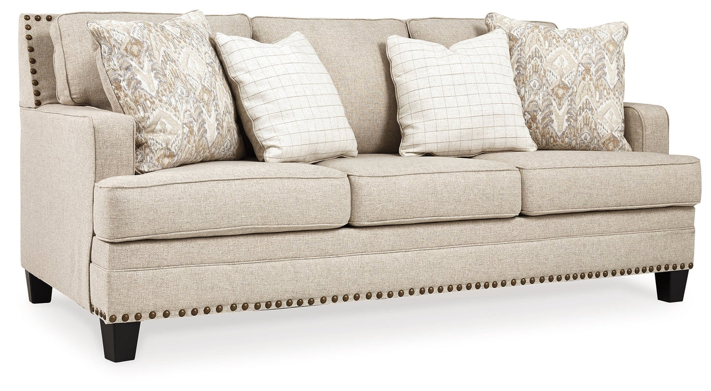 Claredon Linen Sofa, Loveseat, Chair and Ottoman