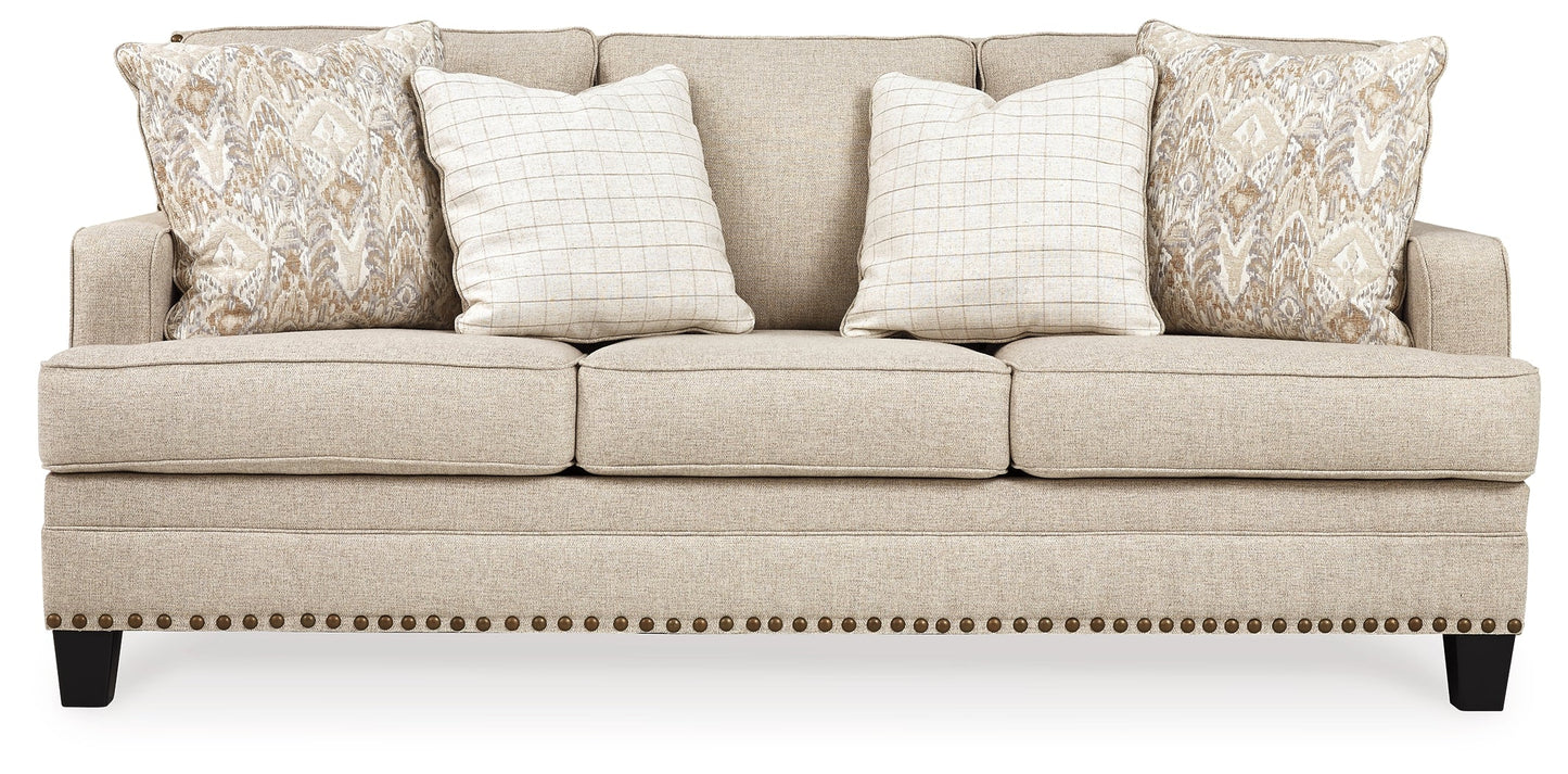 Claredon Linen Sofa, Loveseat and Chair