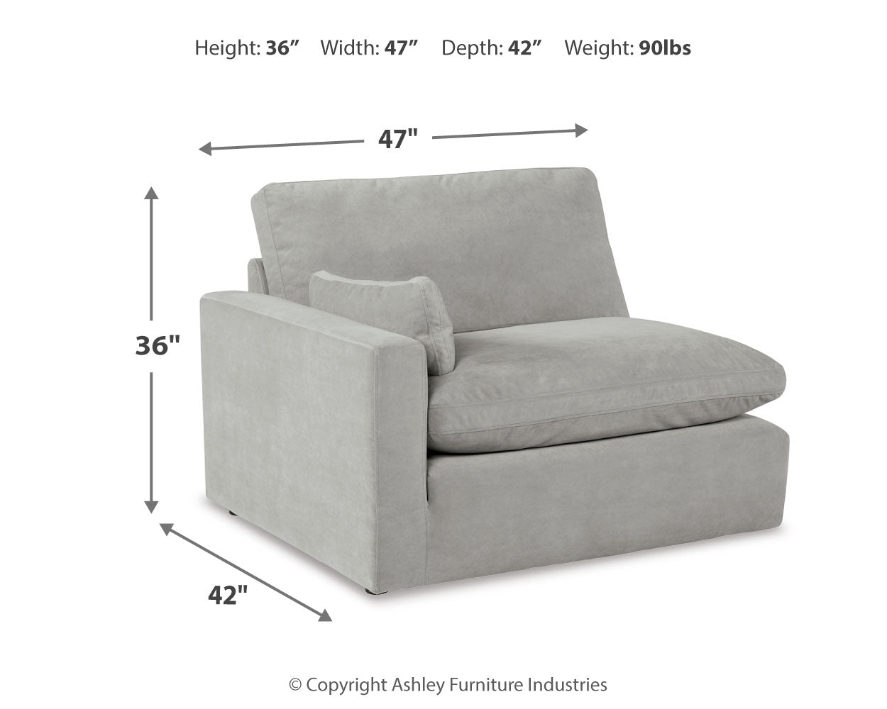 Sophie Gray 7-Piece Sectional