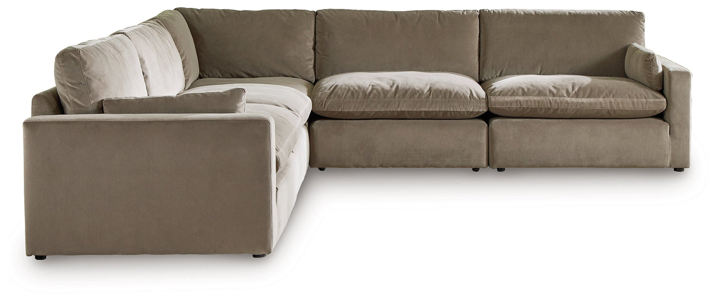 Sophie Cocoa 5-Piece Sectional