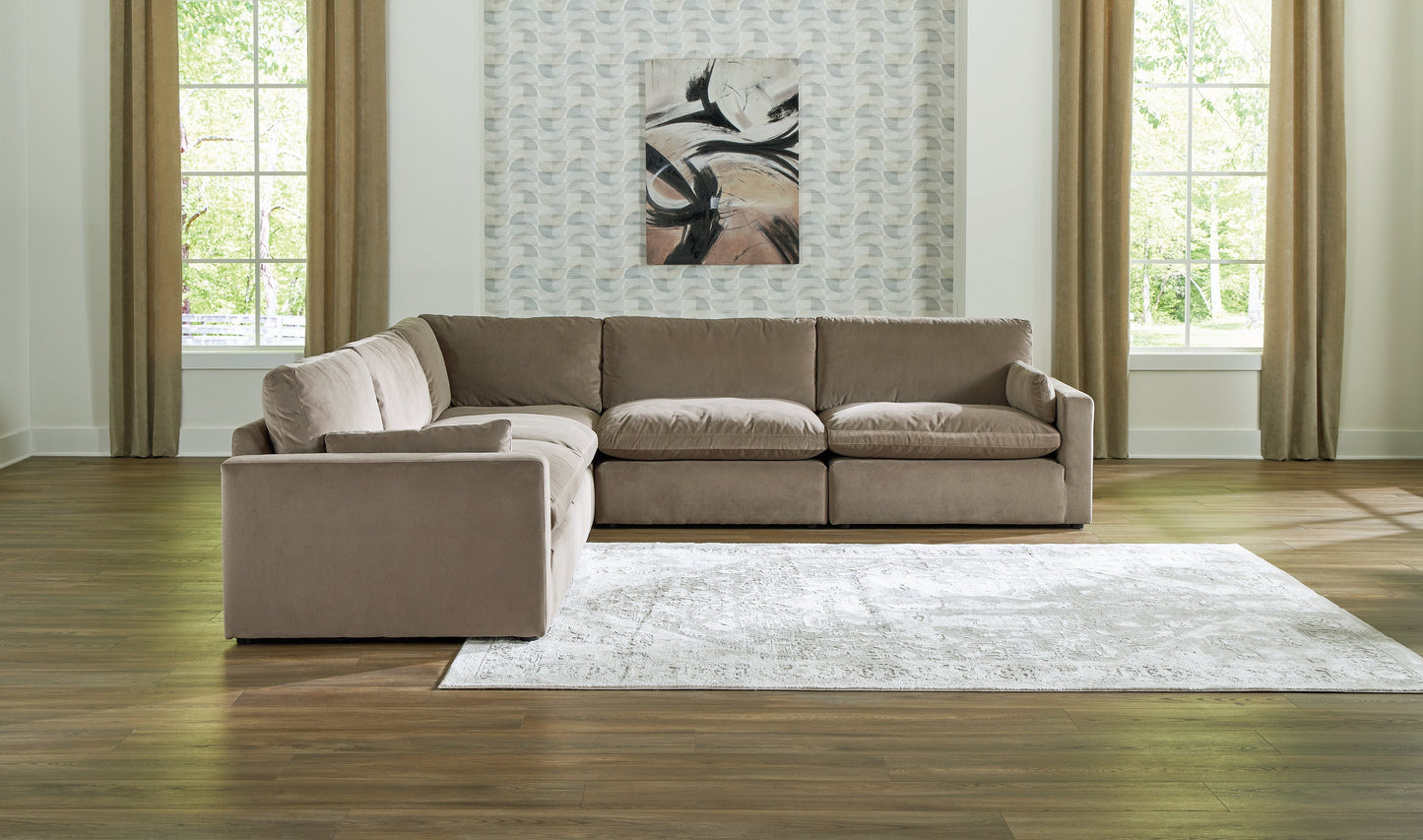 Sophie Cocoa 5-Piece Sectional