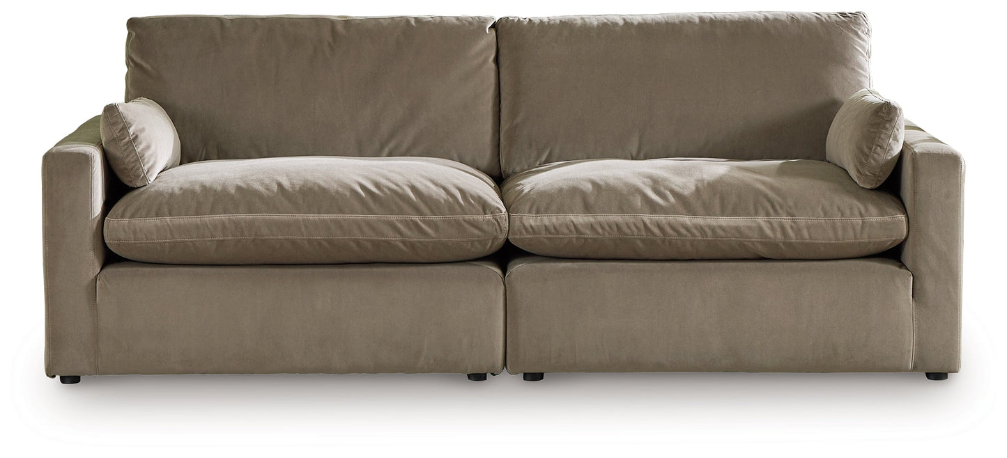 Sophie Cocoa 2-Piece Sectional Loveseat