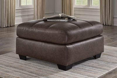 Barlin Mills Umber Oversized Accent Ottoman - Ornate Home