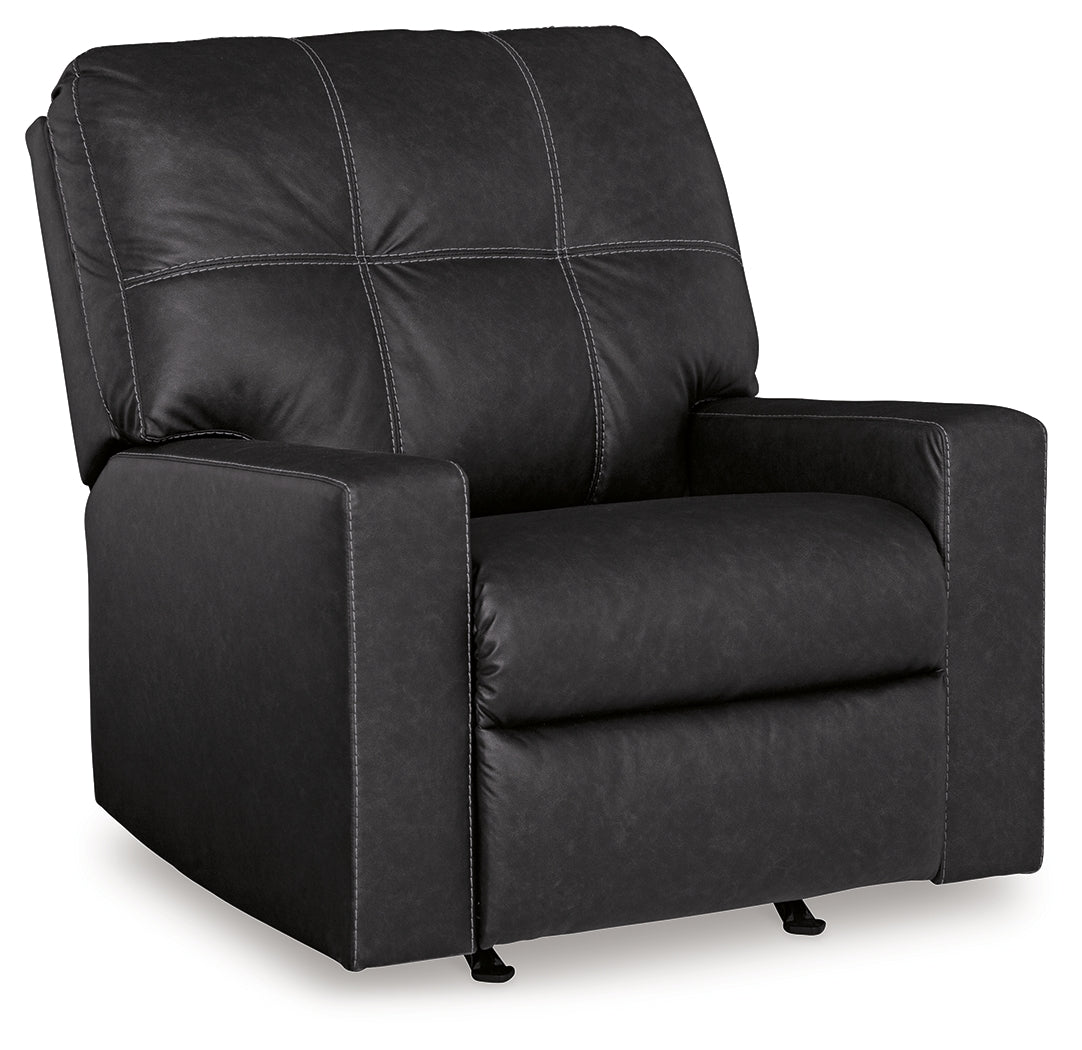 Barlin Mills Dark Gray Recliner