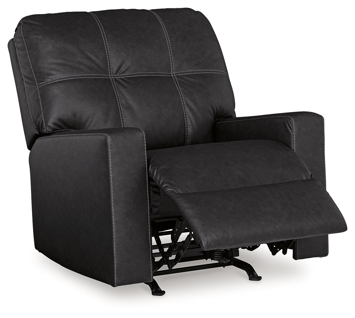 Barlin Mills Dark Gray Recliner