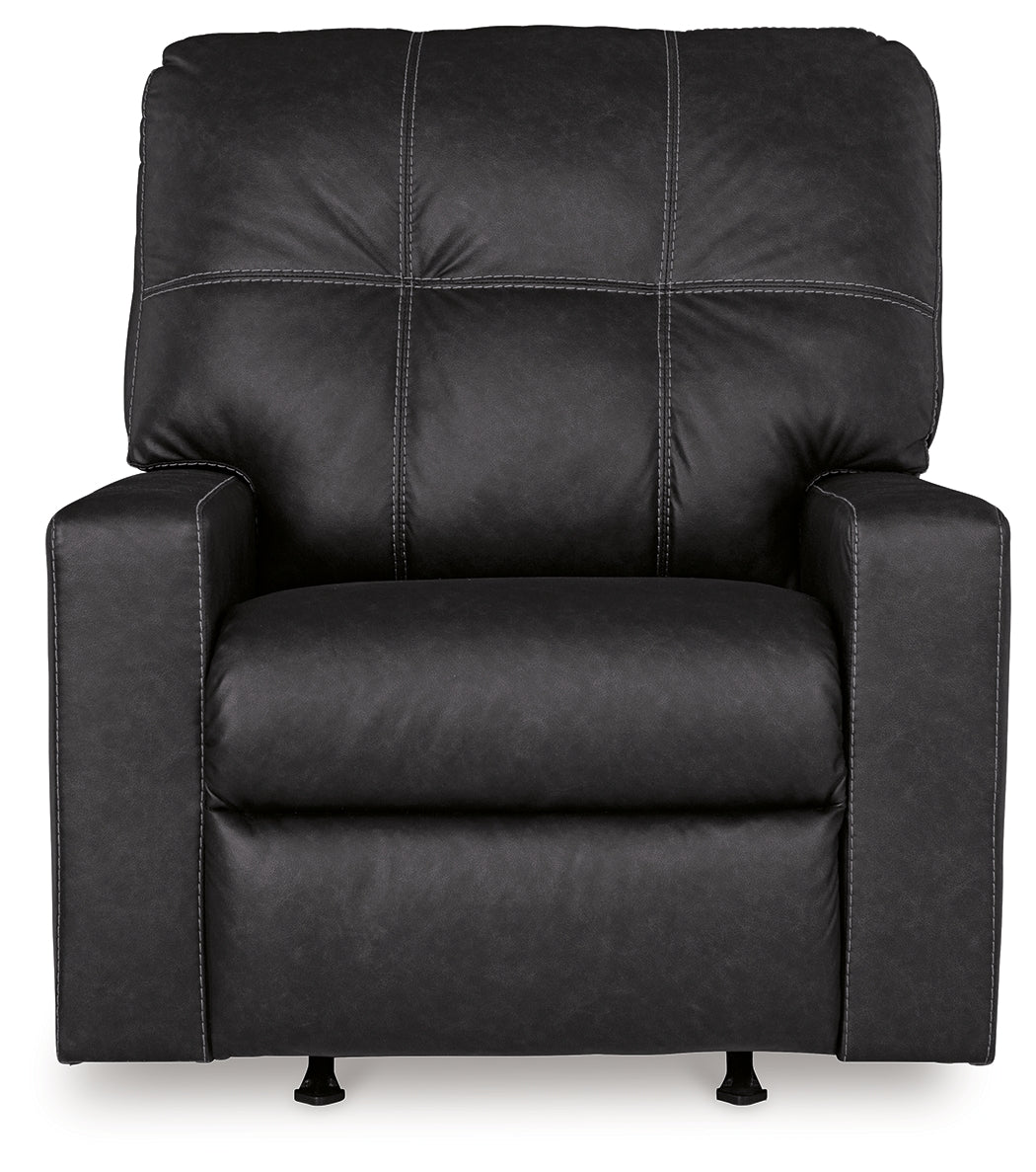 Barlin Mills Dark Gray Recliner