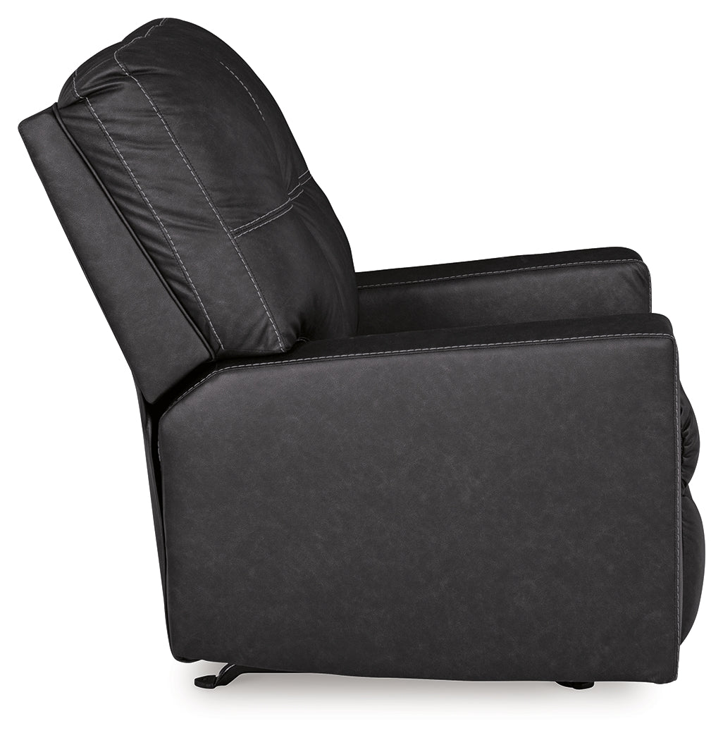 Barlin Mills Dark Gray Recliner