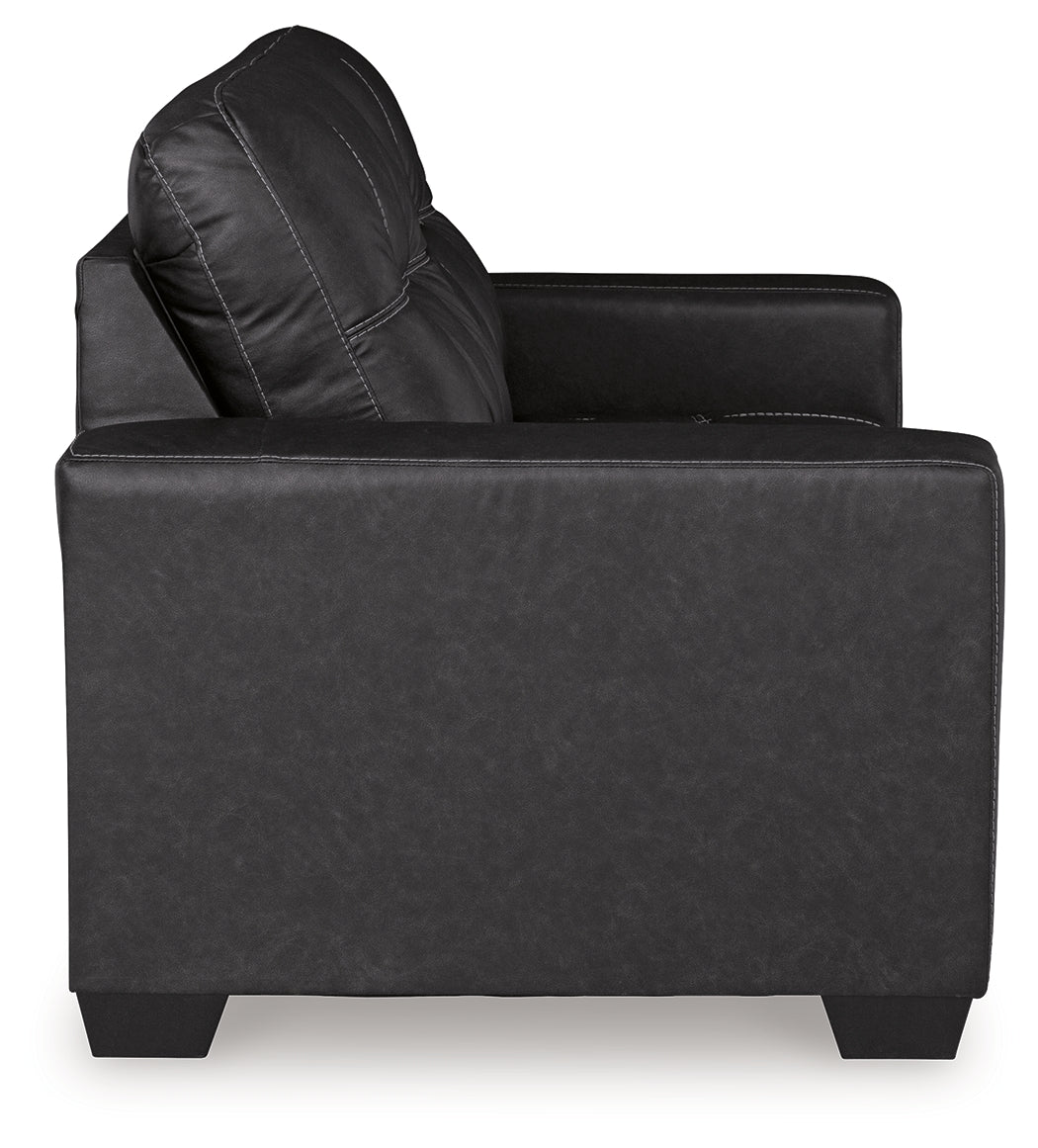 Barlin Mills Dark Gray Loveseat