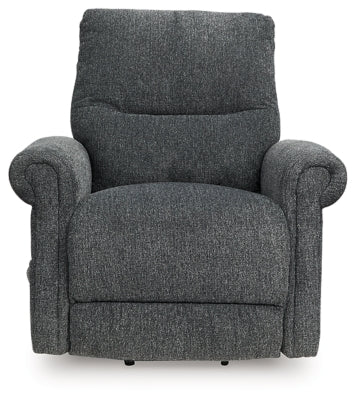 Aureta Charcoal Power Lift Recliner - Ornate Home