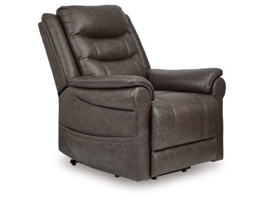 Oatman Umber Power Lift Recliner - Ornate Home