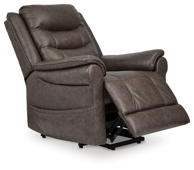 Oatman Umber Power Lift Recliner - Ornate Home