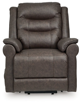 Oatman Umber Power Lift Recliner - Ornate Home