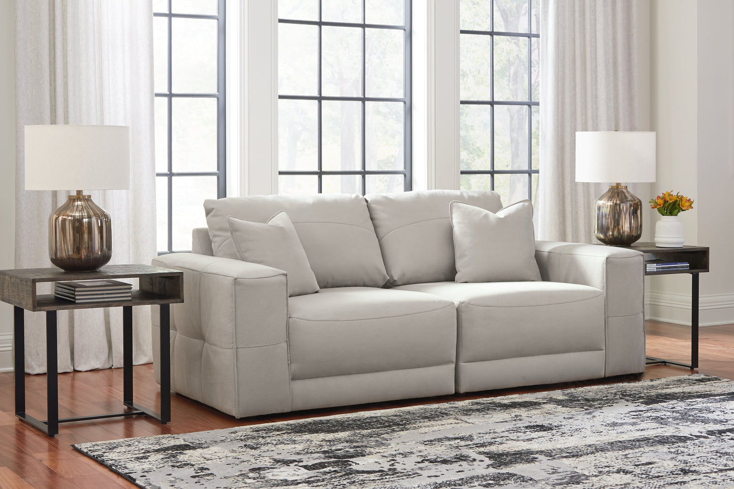 Next-Gen Gaucho Gray 2-Piece Sectional Loveseat