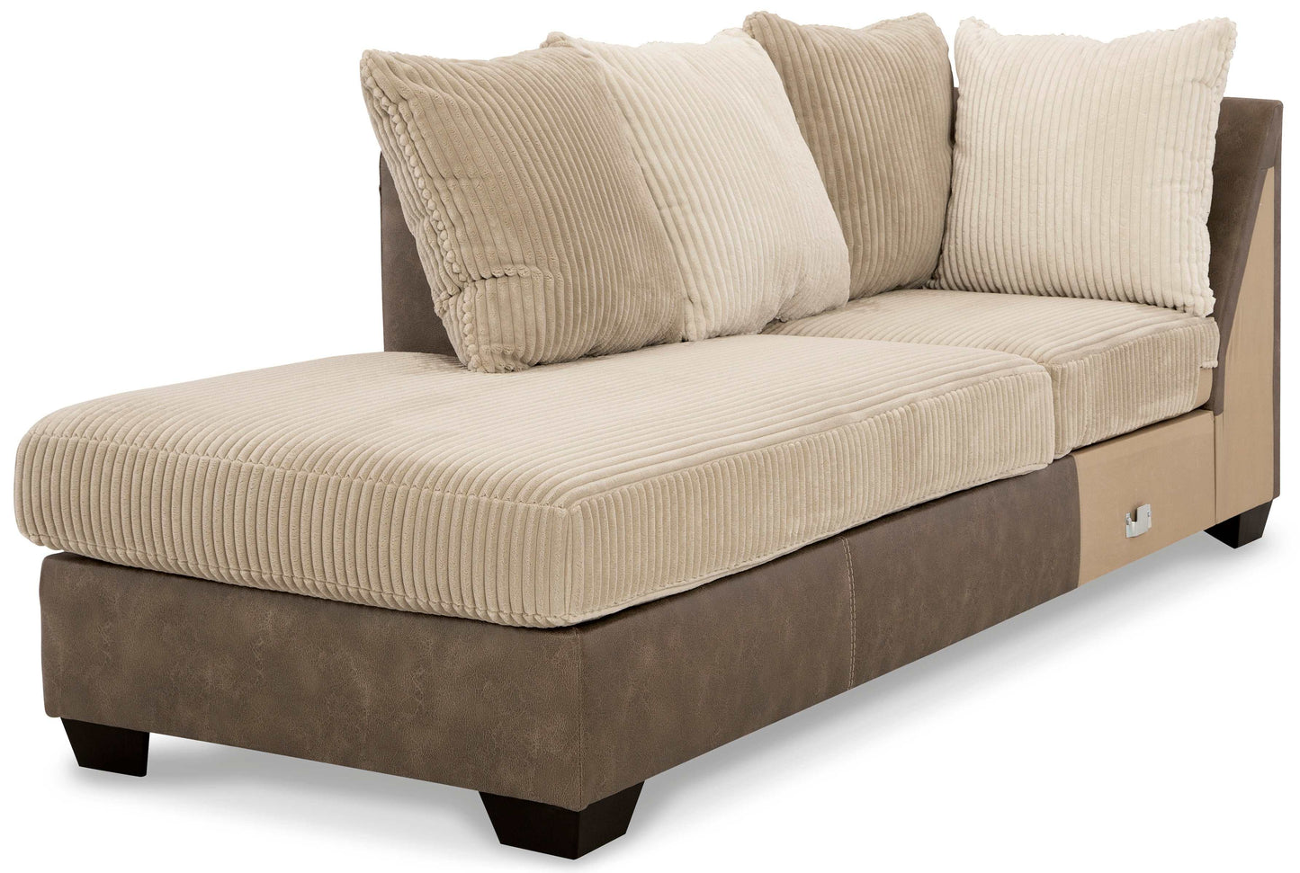 Keskin Sand L Shape 2pc Sectional w/ Chaise