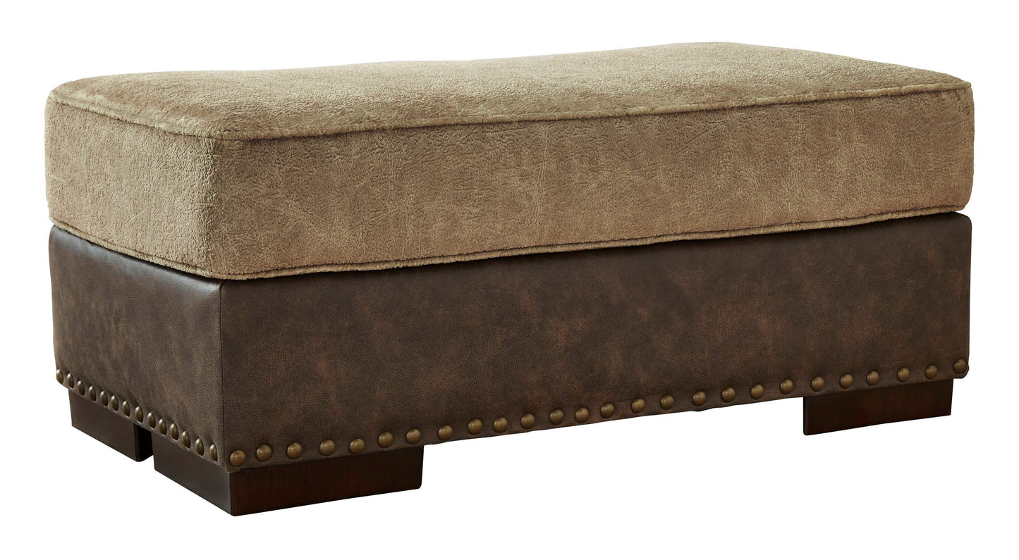 Alesbury Chocolate Ottoman