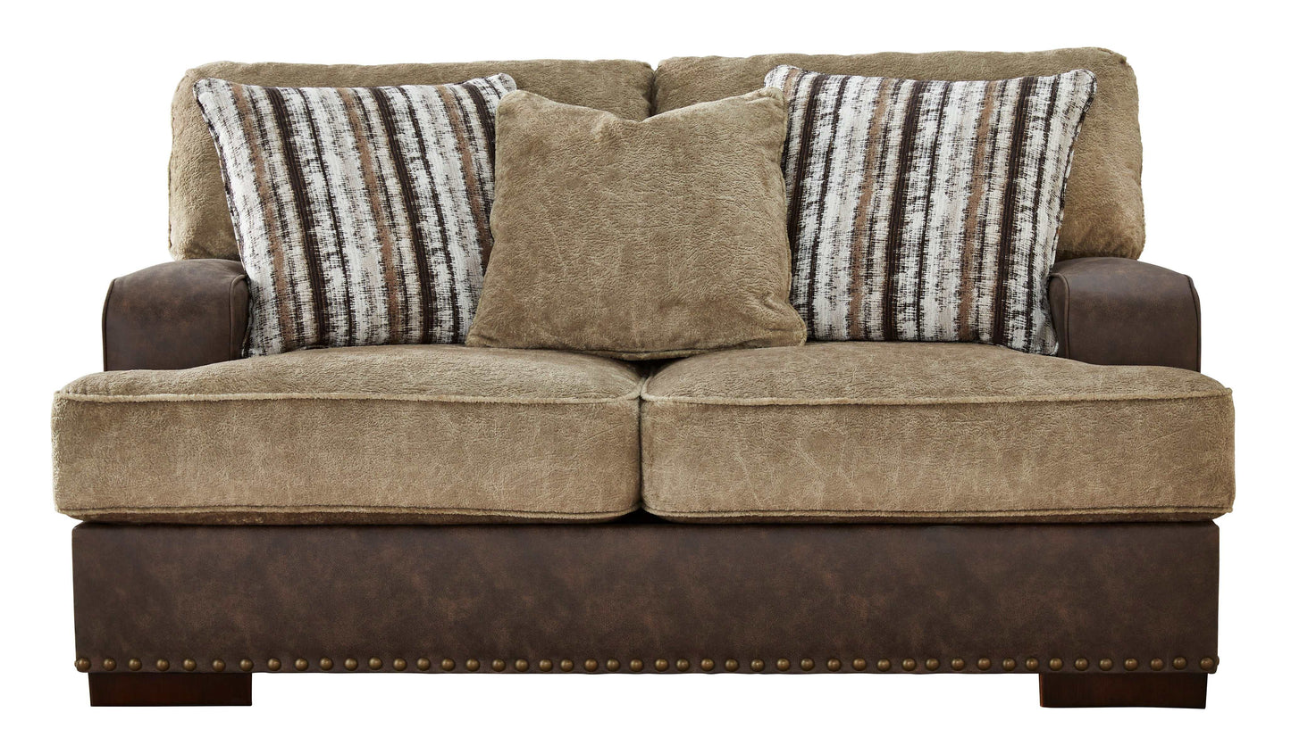 Alesbury Chocolate Loveseat