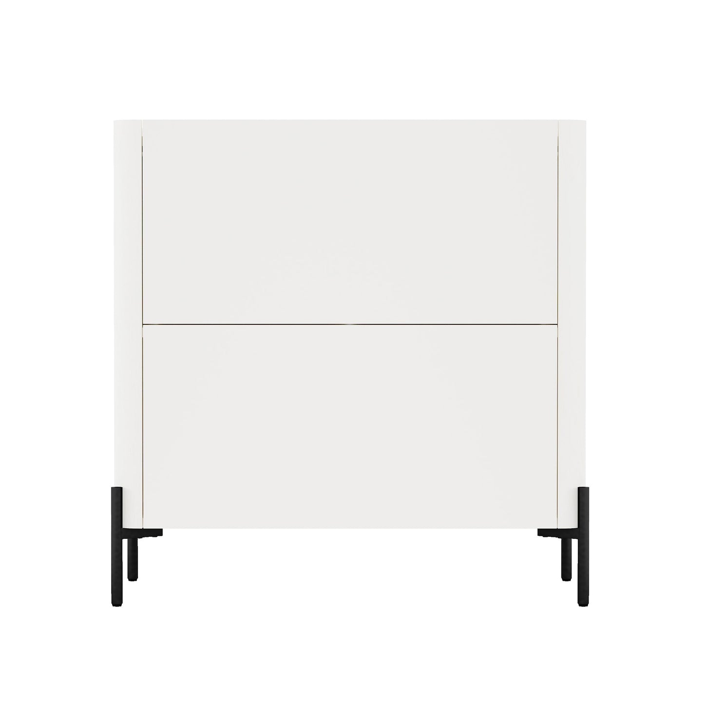 2-Piece Abbey Accent Cabinet and Bookcase in Maple and Off White - Ornate Home