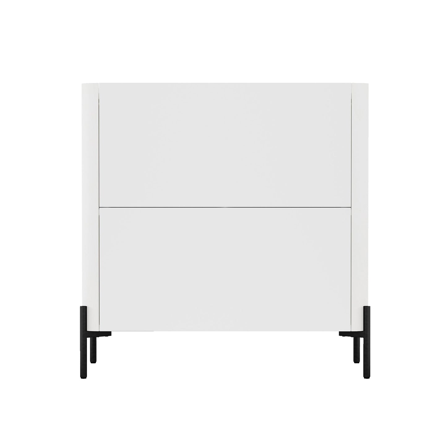 2-Piece Abbey Accent Cabinet and Sideboard in White - Ornate Home