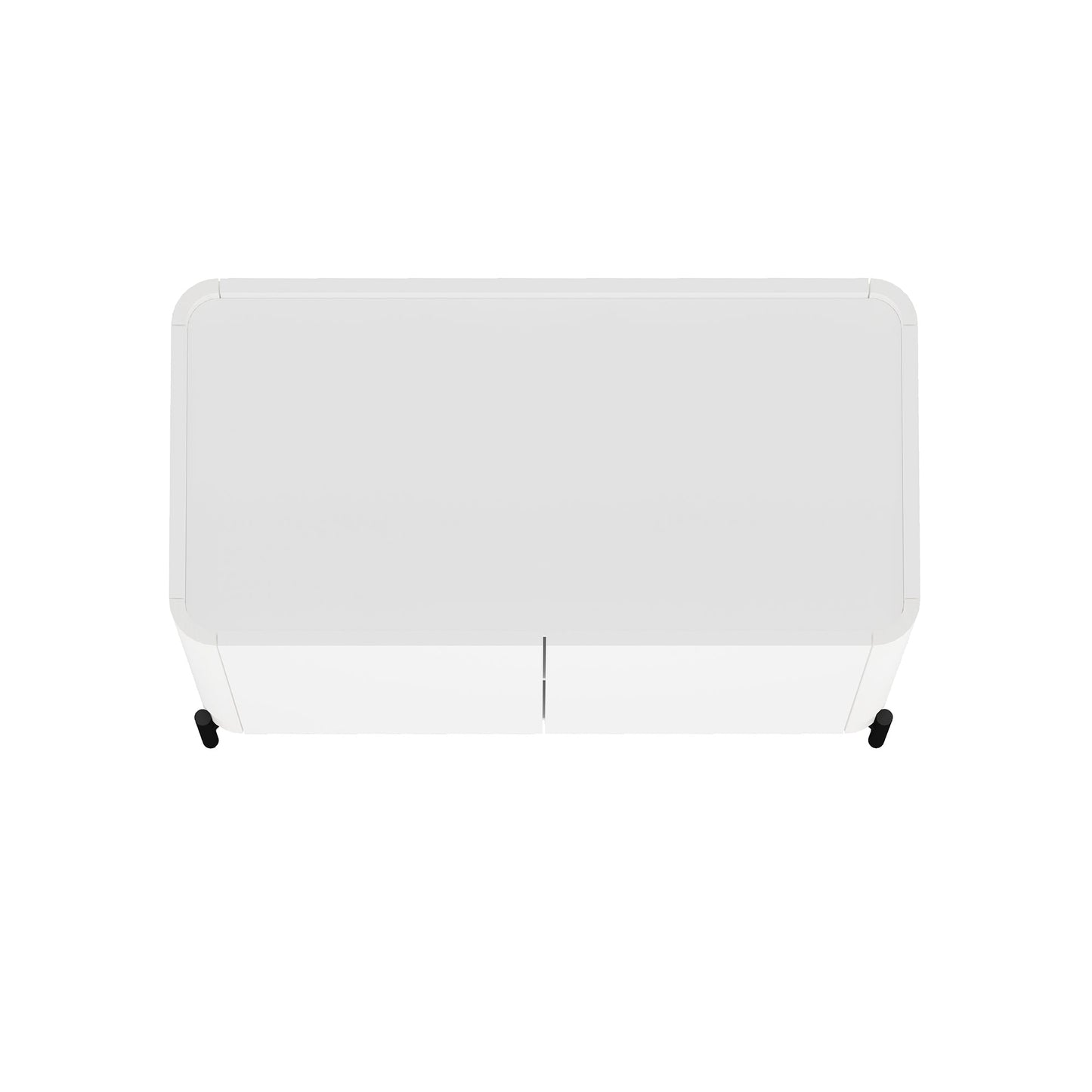2-Piece Abbey Accent Cabinet and Sideboard in White - Ornate Home