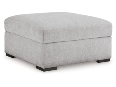 Gabyleigh Nickel Ottoman With Storage - Ornate Home
