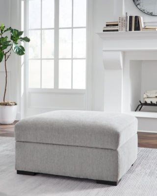 Gabyleigh Nickel Ottoman With Storage - Ornate Home