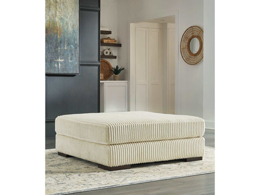 Lindyn Ivory Oversized Accent Ottoman