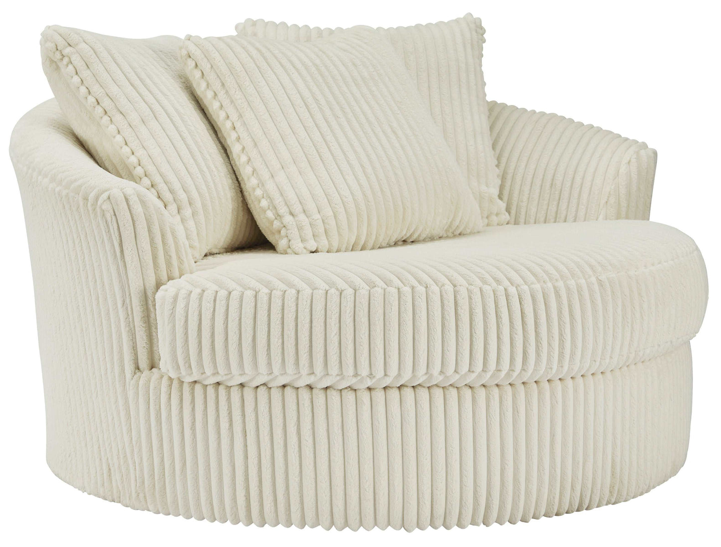 Lindyn Ivory 6pc RAF Chaise Sectional