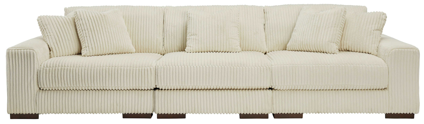 Lindyn Ivory 3pc Sectional Sofa