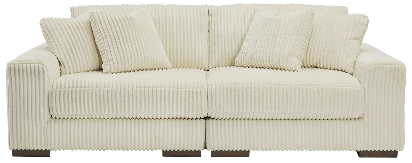 Lindyn Ivory 2pc Sectional Loveseat