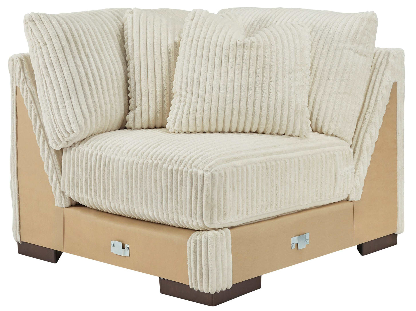 Lindyn Ivory 6pc RAF Chaise Sectional