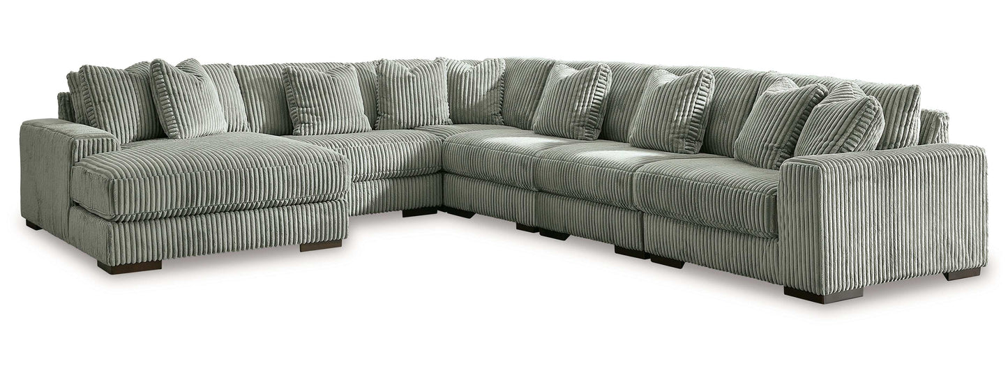 Lindyn Fog 6pc LAF Chaise Sectional