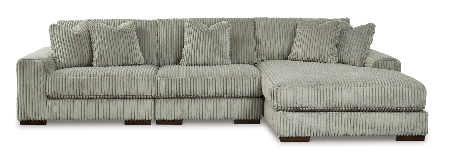 Lindyn Fog 3pc RAF Chaise Sectional