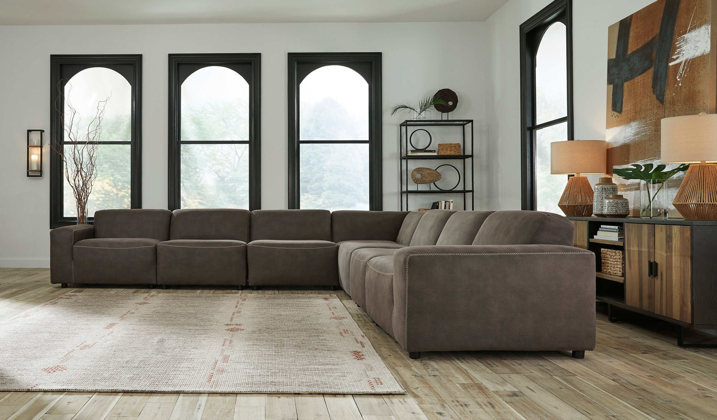 Allena Gunmetal Modular Sectional Units - Create your own Style