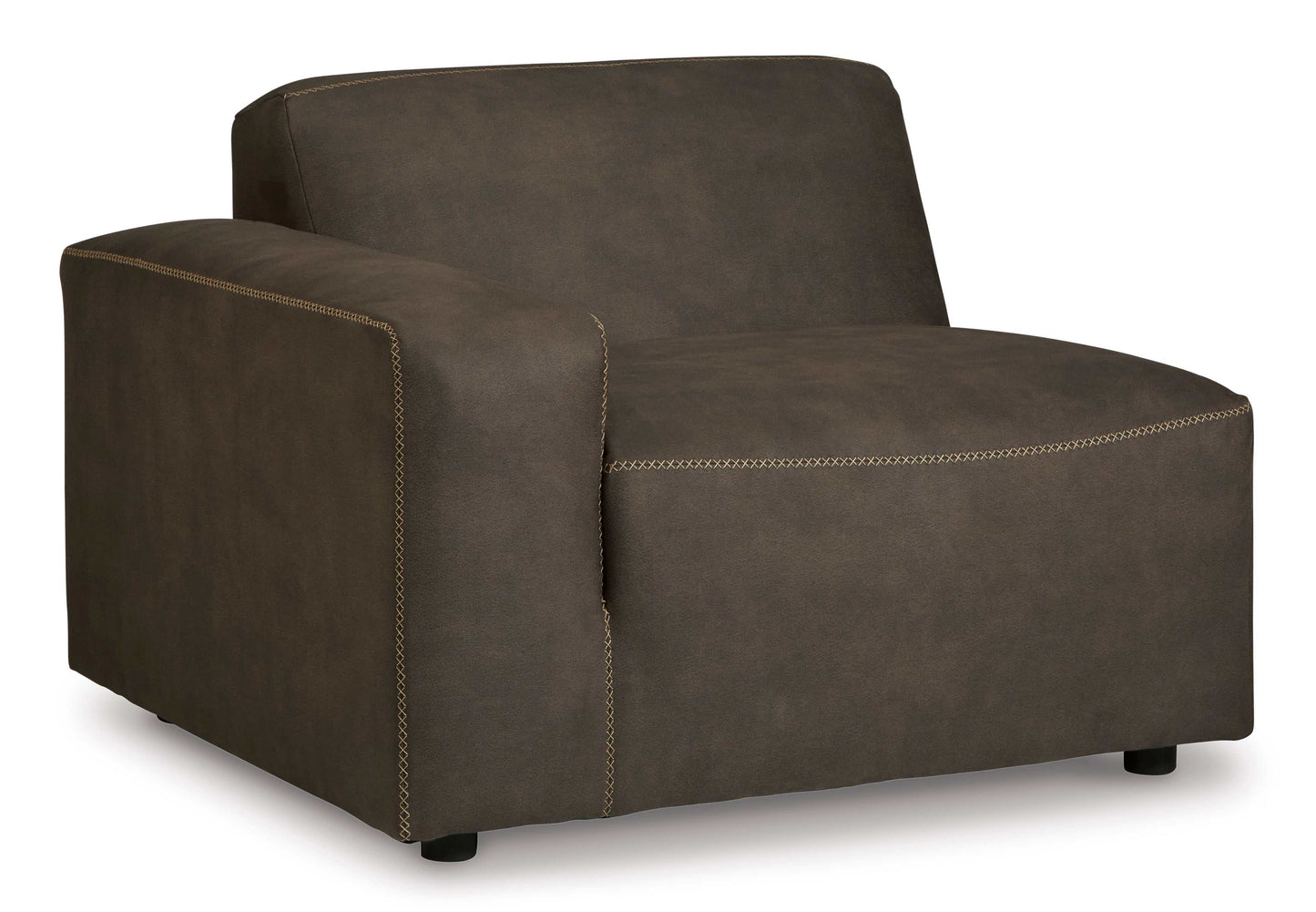 Allena Gunmetal Modular Sectional Loveseat