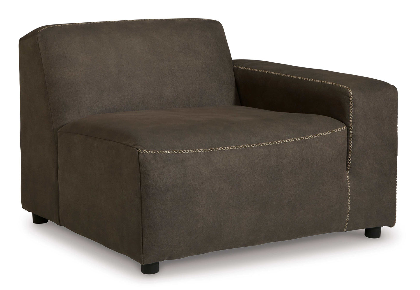 Allena Gunmetal Modular Sectional Loveseat