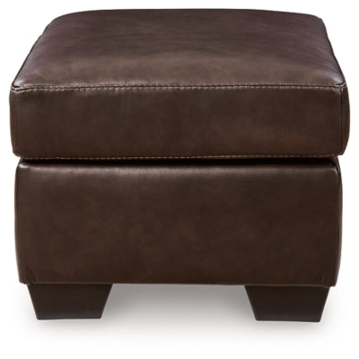 Santorine Dark Brown Ottoman - Ornate Home