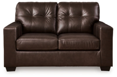 Santorine Dark Brown Loveseat - Ornate Home