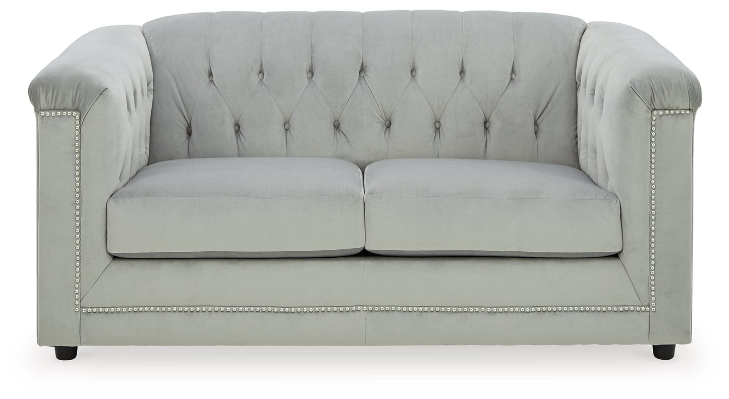 Josanna Gray Sofa, Loveseat, and Chair