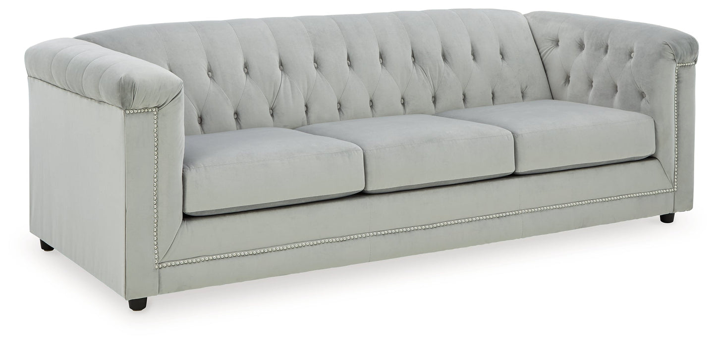 Josanna Gray Sofa, Loveseat, and Chair