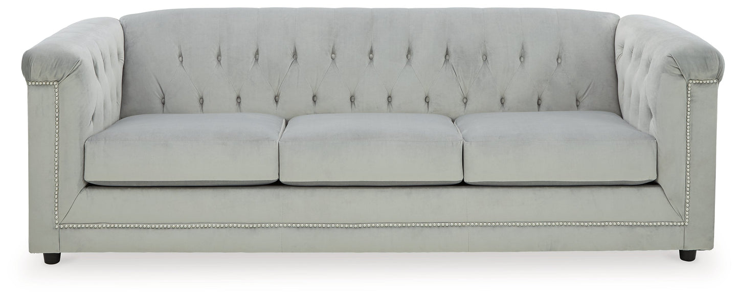 Josanna Gray Sofa, Loveseat, and Chair