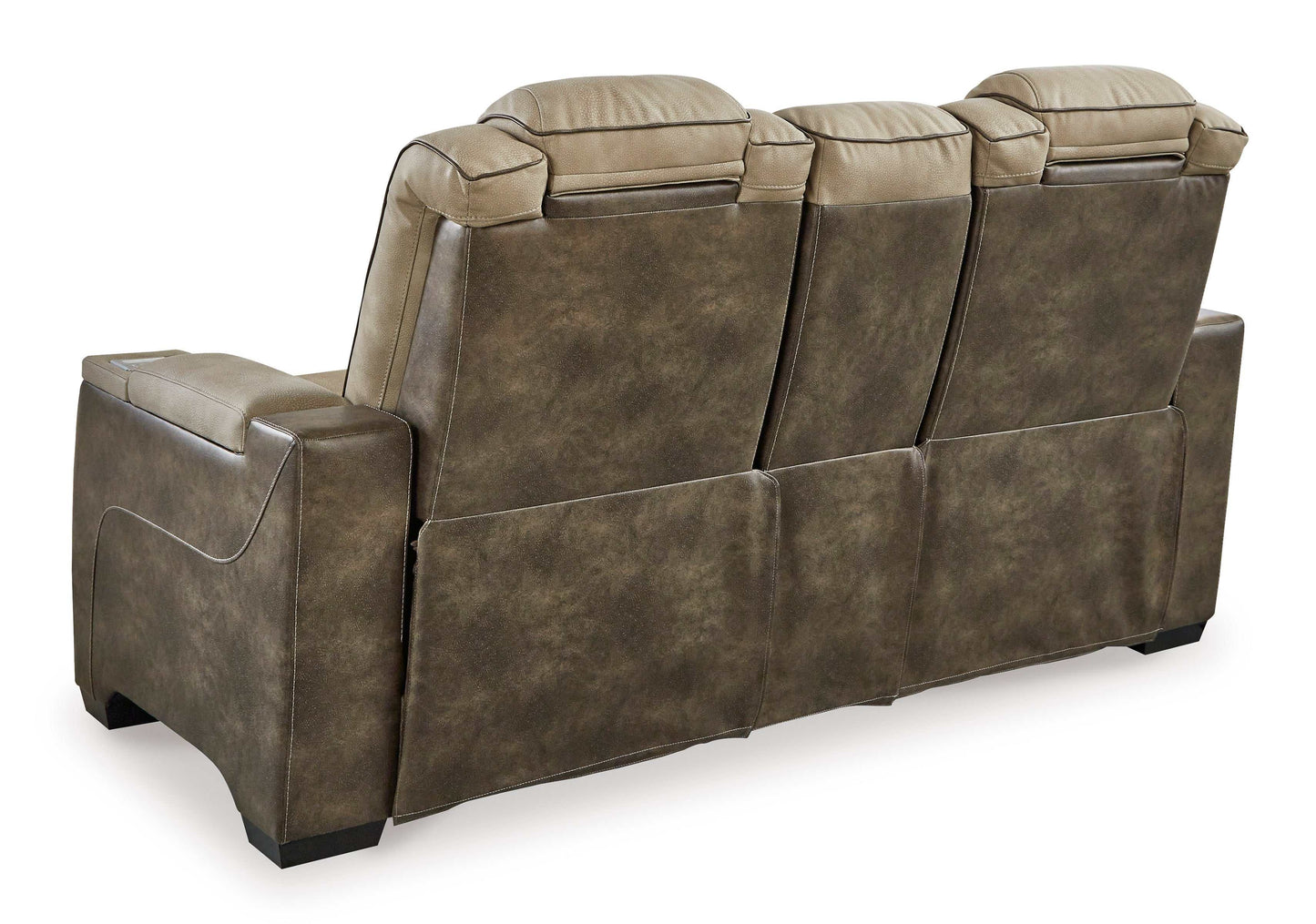 Next-Gen DuraPella Sand Power Reclining Loveseat w/ Console