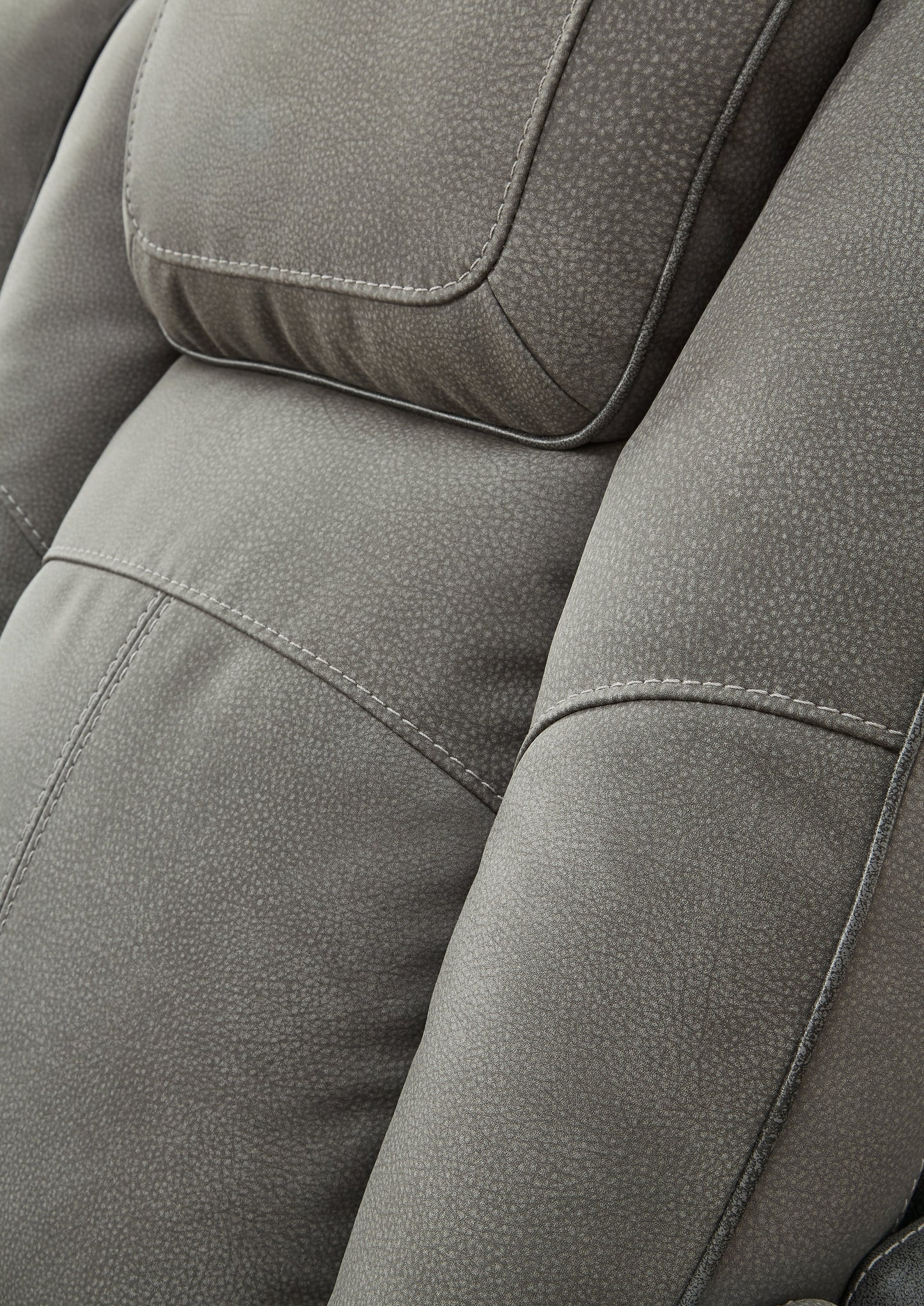 Next-Gen DuraPella Gray Power Reclining Sofa, Loveseat and Recliner