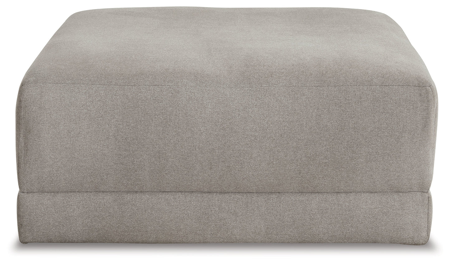 Katany Gray 2-Piece Sectional Loveseat and Ottoman