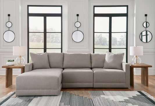 Katany Shadow 3pc Sectional with Chaise