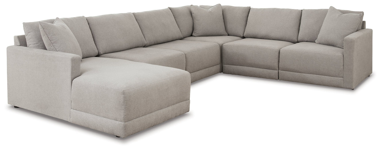 Katany Shadow 6-Piece Sectional with Chaise