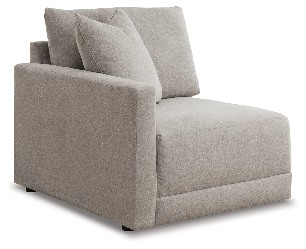 Katany Gray 2-Piece Sectional Loveseat and Ottoman