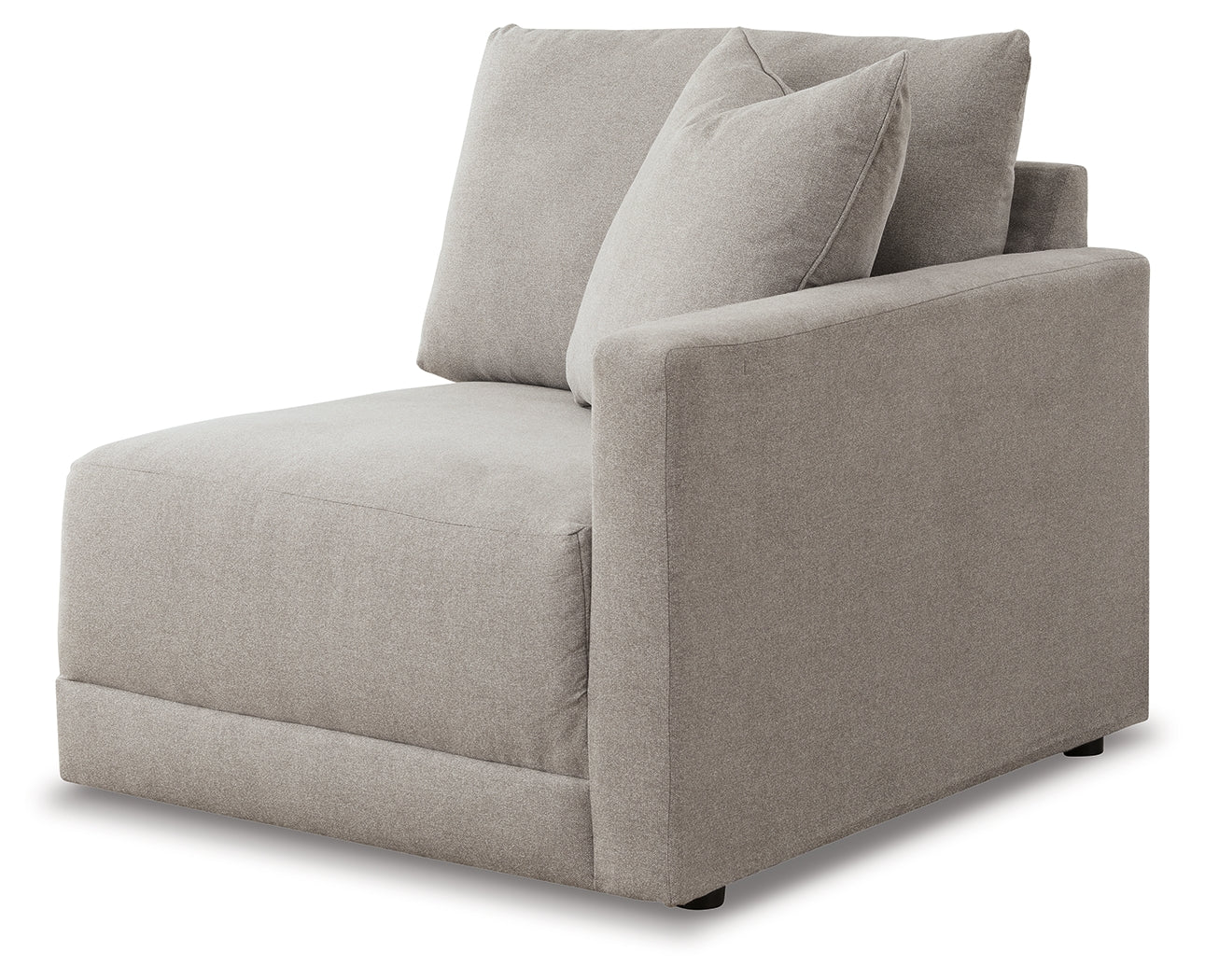 Katany Gray 2-Piece Sectional Loveseat and Ottoman