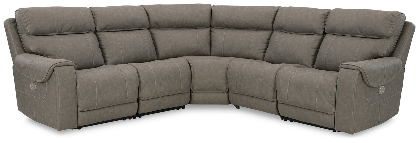 Starbot Fossil 5-Piece Power Reclining Sectional