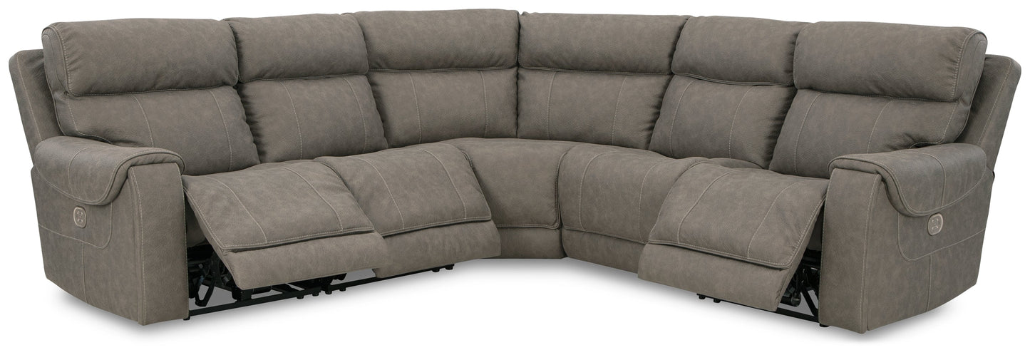 Starbot Fossil 5-Piece Power Reclining Sectional