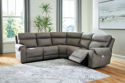 Starbot Fossil 5-Piece Power Reclining Sectional